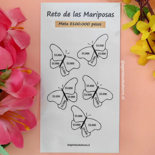 RETO DE LAS MARIPOSAS - CARTILLA PLASTIFICADA