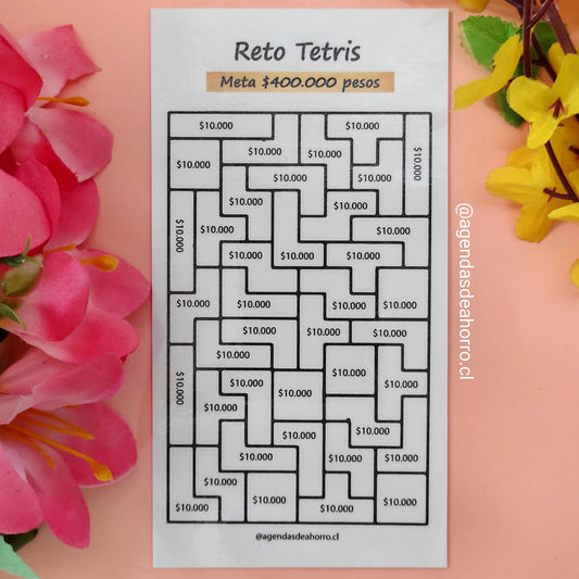 RETO TETRIS - CARTILLA PLASTIFICADA