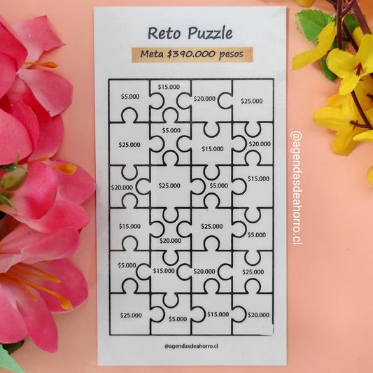 RETO DEL PUZZLE - CARTILLA PLASTIFICADA