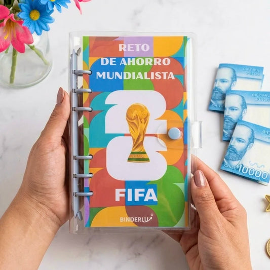 Agenda con el RETO MUNDIALISTA - Tapa Transparente