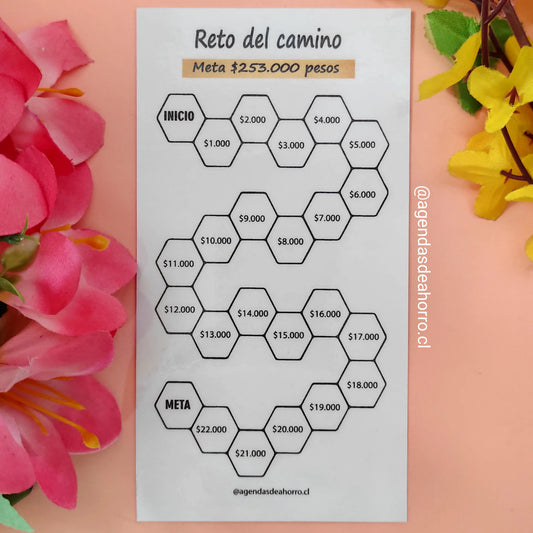 RETO DEL CAMINO - CARTILLA PLASTIFICADA