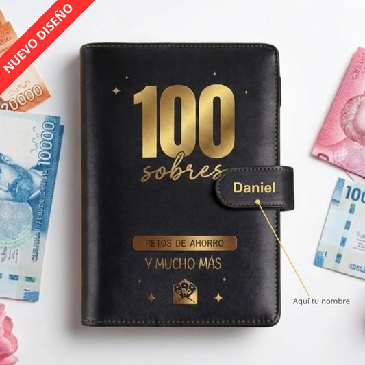 AGENDA RETO DE LOS 100 SOBRES - NEGRO