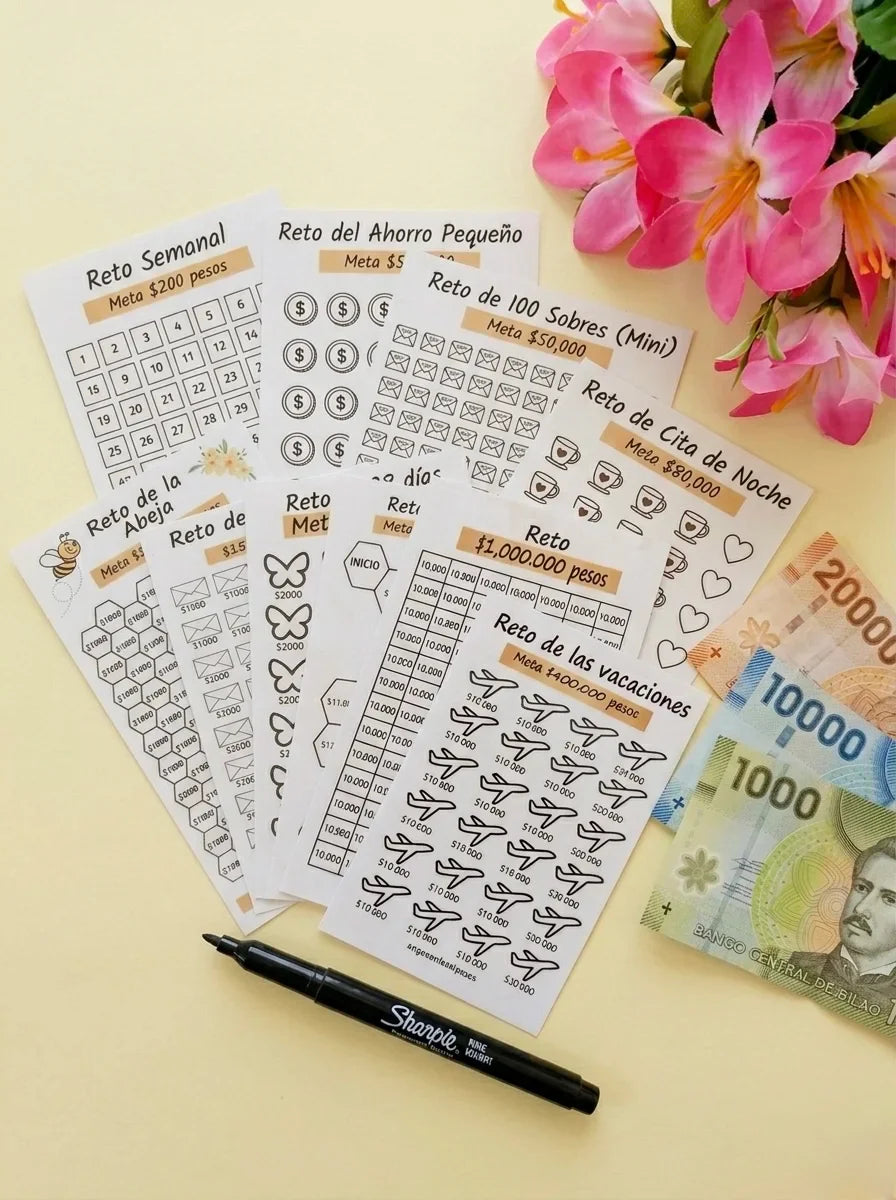 CARTILLAS RETOS DE AHORRO