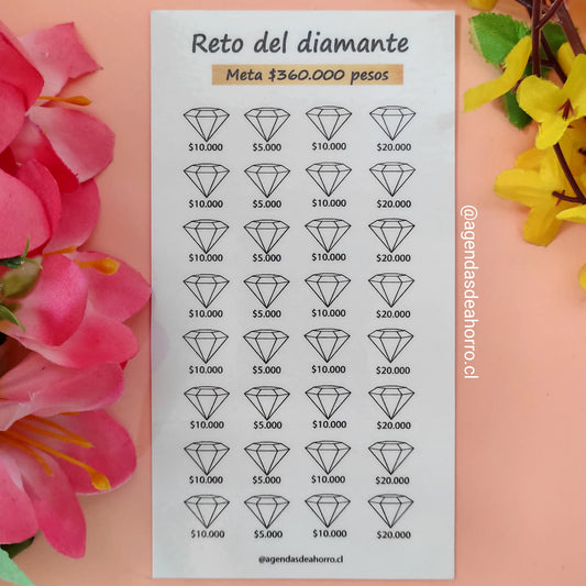RETO DEL DIAMANTE - CARTILLA PLASTIFICADA