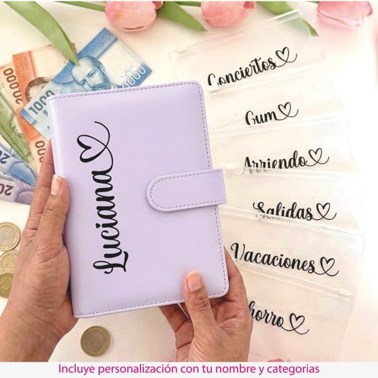 Agenda para Organizar el dinero - Color Lila Mate