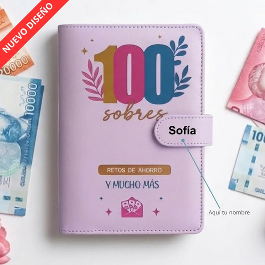 AGENDA RETO DE LOS 100 SOBRES - LILA